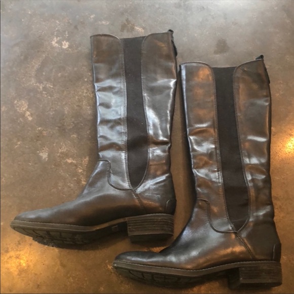 Sam Edelman Black Leather Knee High Boots - Picture 4 of 4